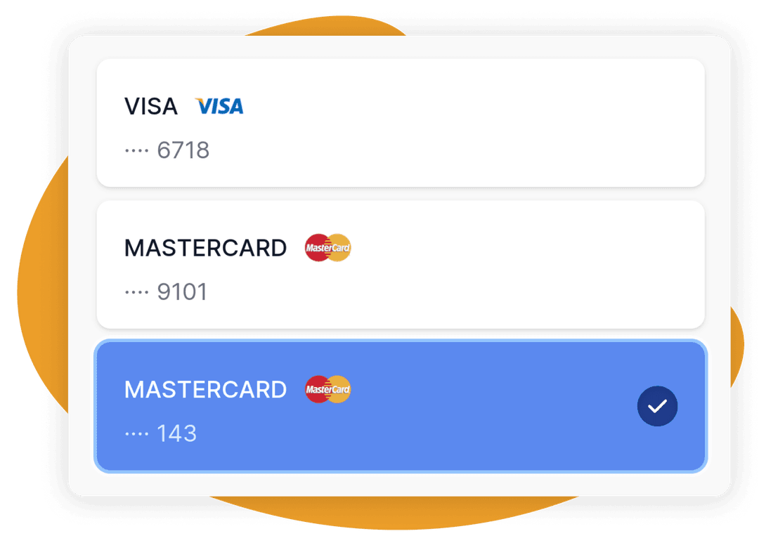 Tarjetas guardadas en Quentli