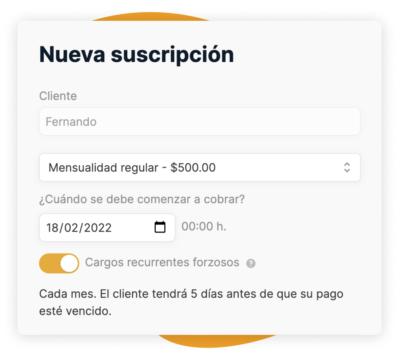 Create subscriptions in Quentli